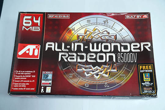 ATI Radeon 8500 DV 64MB DDR All-In-Wonder 显示卡（ATI Radeon 8500芯片）